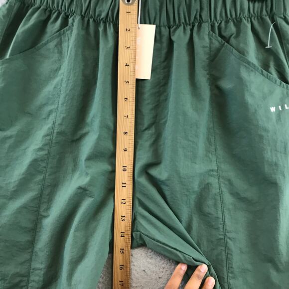 New Wilo The Label Parachute size L Pant Women Green Cargo - Picture 9 of 13
